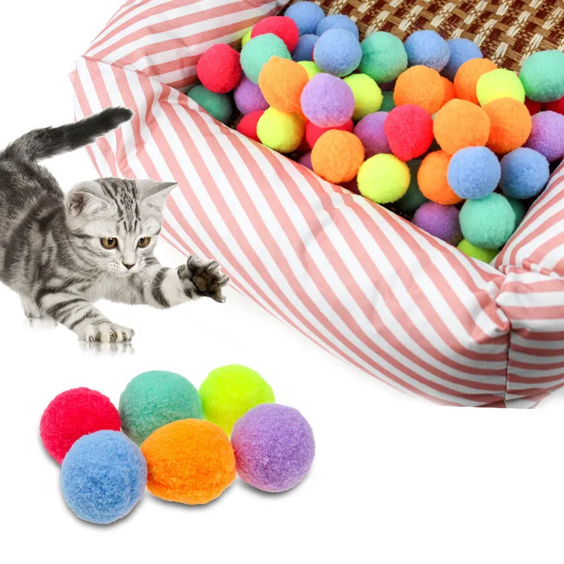 Stretch Plush Ball Cat Toys