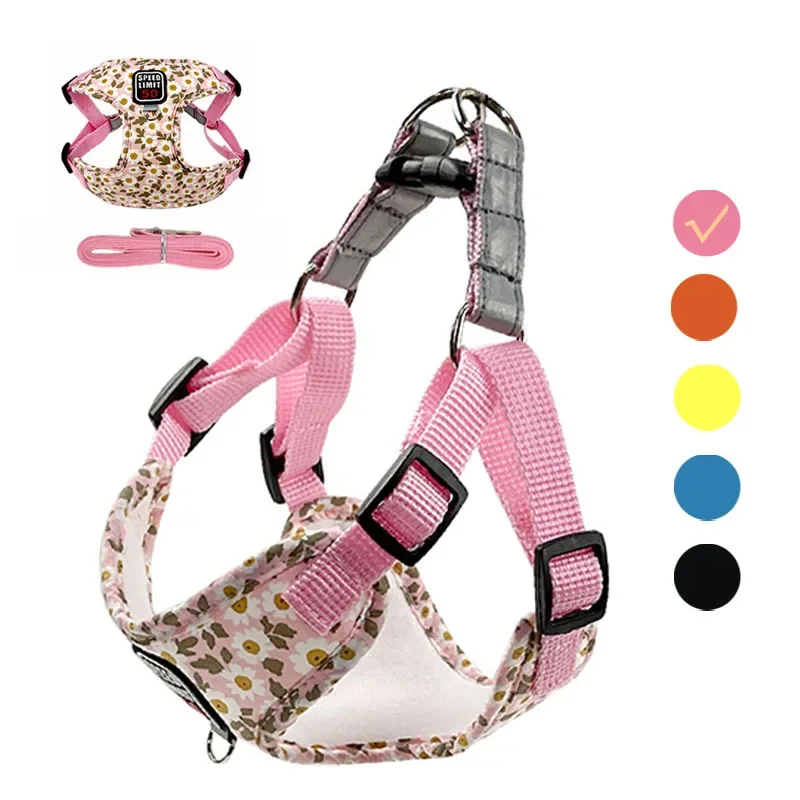 Pull Dog Harness Leash Set