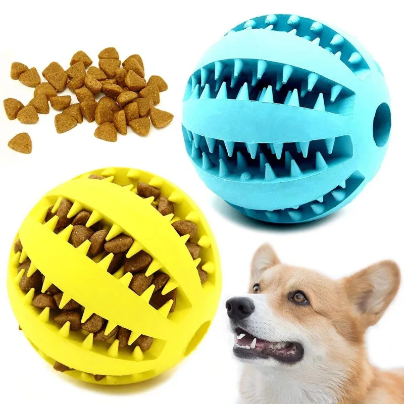 Natural Rubber Pet Dog Chew Toys Tooth Cleaning