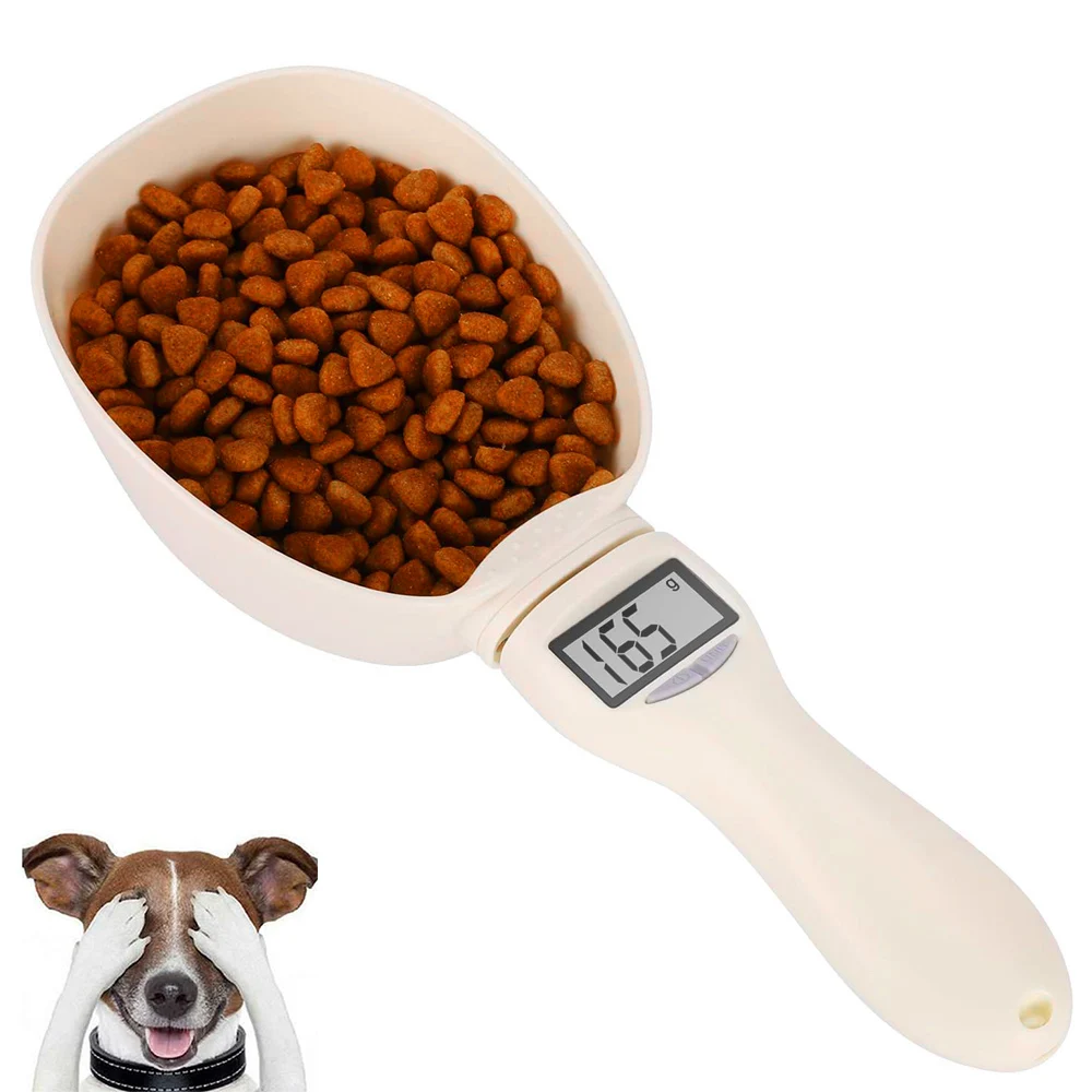 Pet Food Measuring Scoop Food Scale Electronic Dog