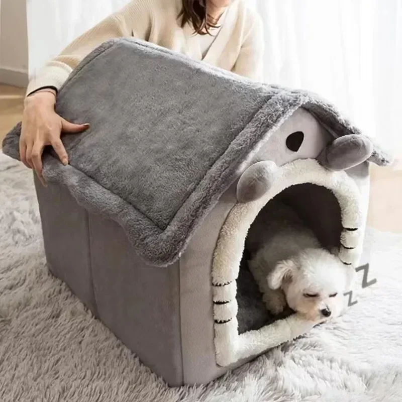 Soft Cat Bed Deep Sleep House