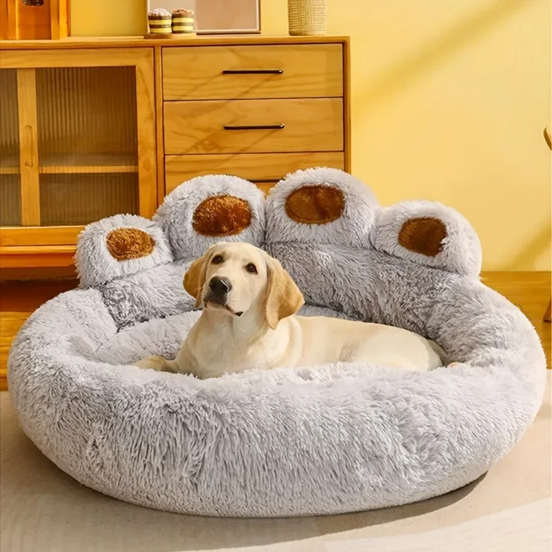 Soft Long Plush Cat kennel dog kennel