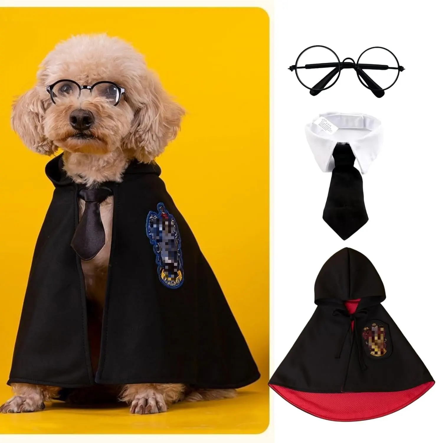 Dog Costume Pet Cat Cosplay Cloak College Clothes