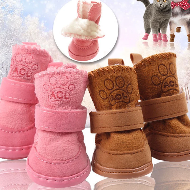 4pcs/set Pet Dog Shoes