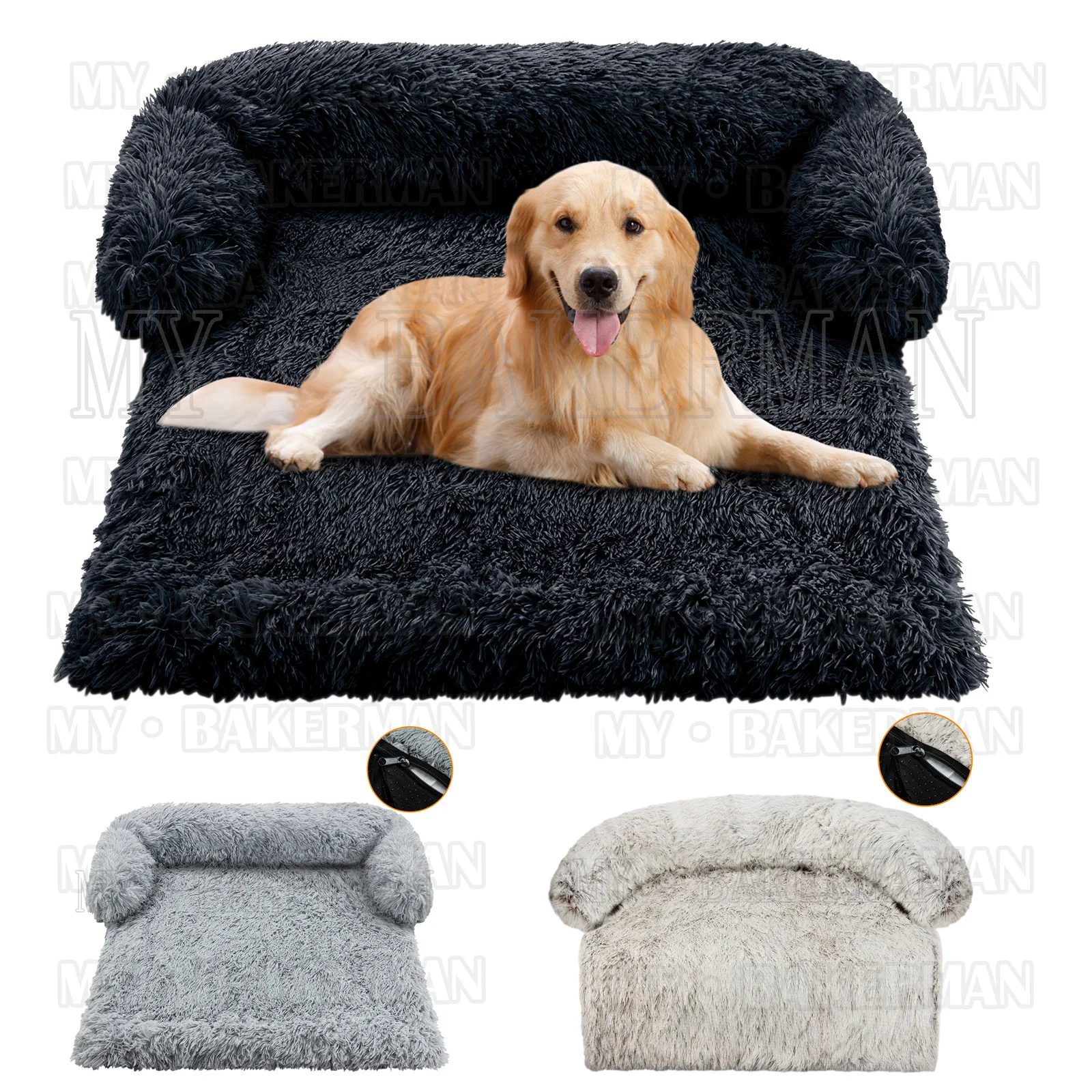 2 Styles Blanket Sofa Cover Dog Bed Sofa